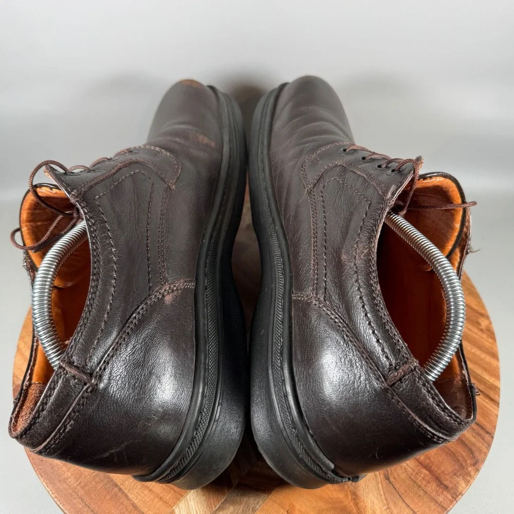 Footprints by Birkenstock Mens Dark Brown Leather Derby Shoes‎ Size 45 12